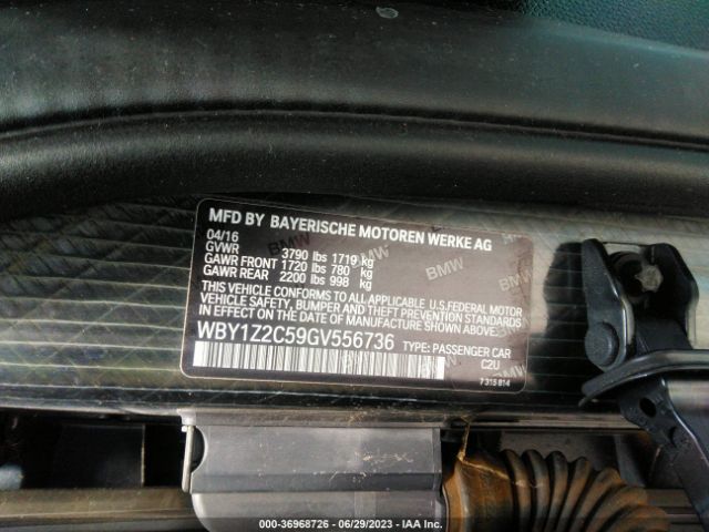 WBY1Z2C59GV556736 BMW I3
