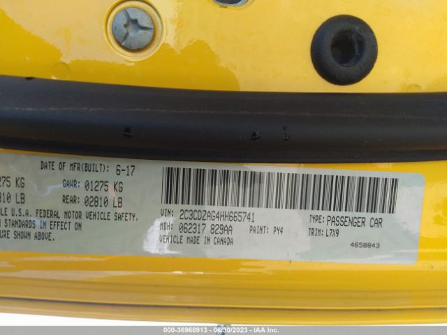 2C3CDZAG4HH665741 Dodge Challenger Sxt