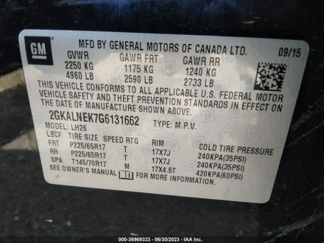 2GKALNEK7G6131662 GMC Terrain Sle
