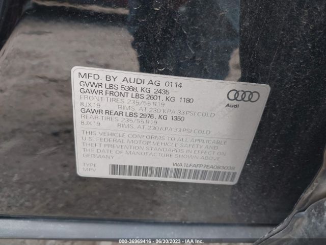 WA1LFAFP7EA083038 Audi Q5 Premium Plus