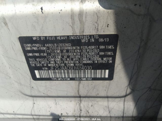 JF2SJAAC6EH484030 Subaru Forester 2.5i