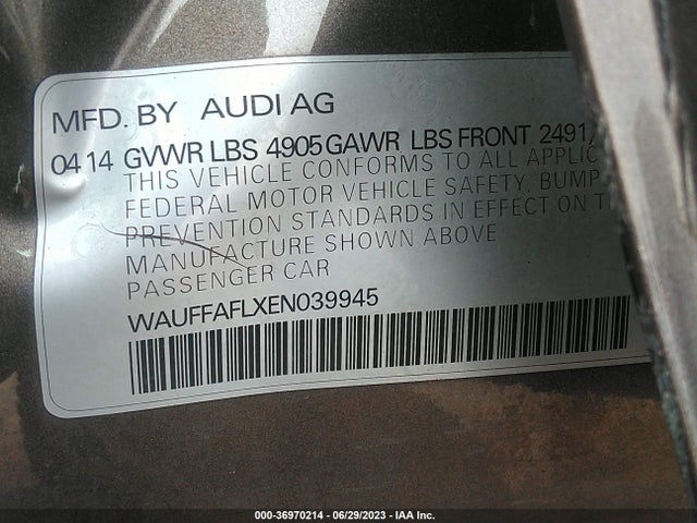 WAUFFAFLXEN039945 Audi A4 Premium Plus