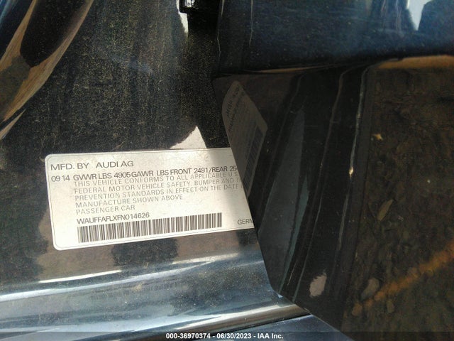 WAUFFAFLXFN014626 Audi A4 Premium Plus