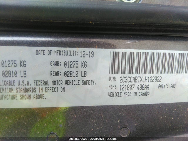 2C3CCABTXLH122922 Chrysler 300 300s