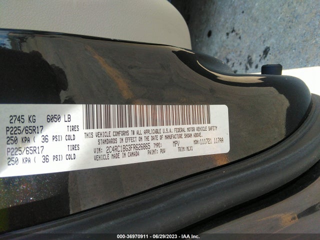 2C4RC1BG3FR626865 Chrysler Town & Country Touring