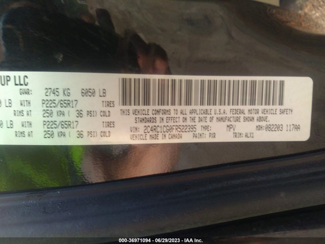 2C4RC1CG0FR522395 Chrysler Town & Country Touring-l