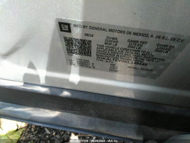 3GKALTEV5KL149449 GMC Terrain Sle