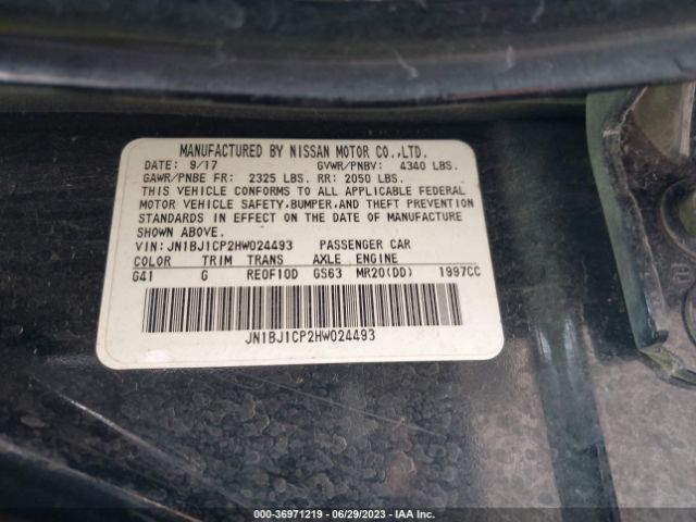 JN1BJ1CP2HW024493 Nissan Rogue Sport Sl