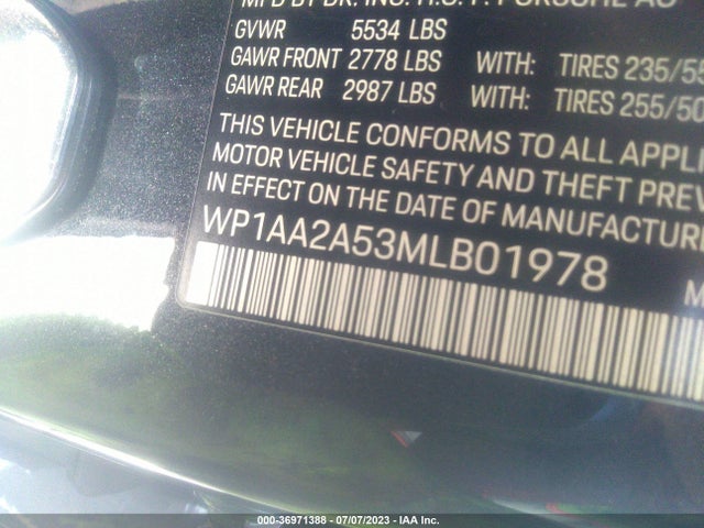 2021 PORSCHE MACAN WP1AA2A53MLB01978 Photo 8