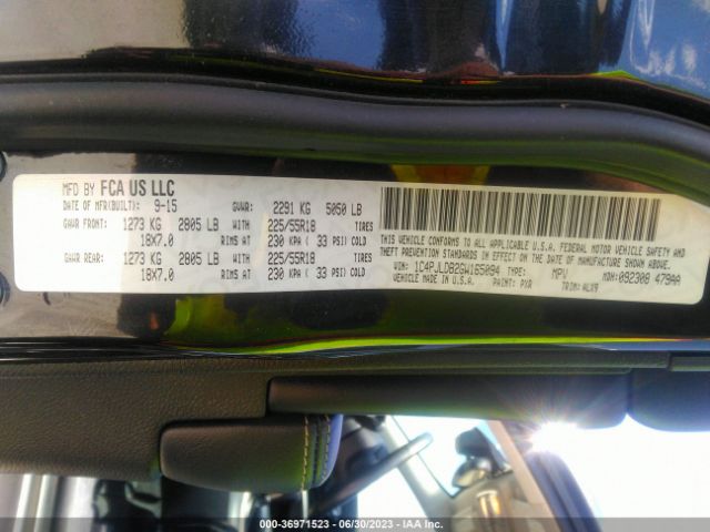 1C4PJLDB2GW165094 Jeep Cherokee Limited