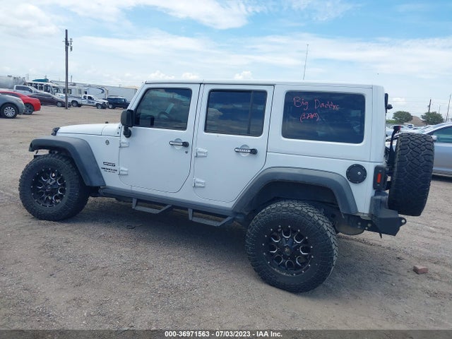 2016 JEEP WRANGLER UNLIMITED SPORT VIN: 1C4BJWDG6GL130759