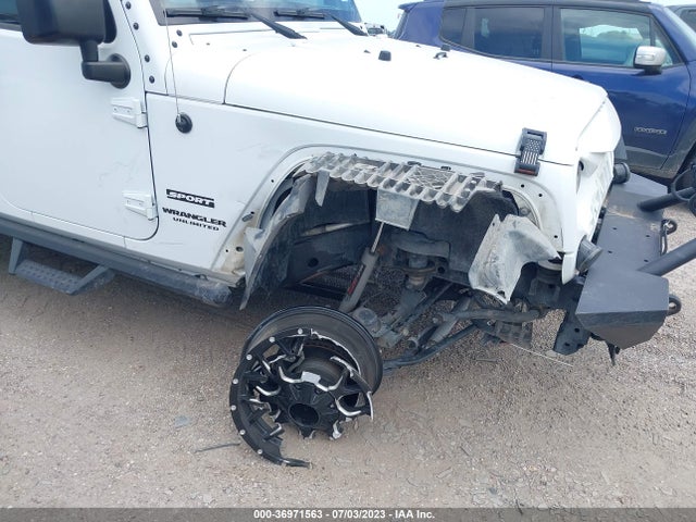 2016 JEEP WRANGLER UNLIMITED SPORT VIN: 1C4BJWDG6GL130759