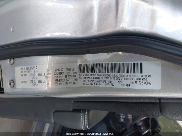 1C4PJMCB3FW674570 Jeep Cherokee Latitude