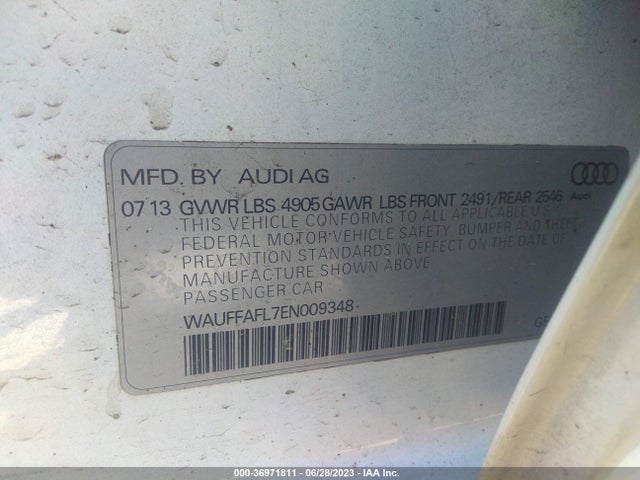 WAUFFAFL7EN009348 Audi A4 Premium Plus