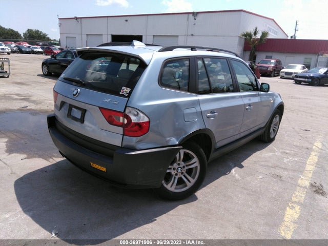 2005 BMW X3 3.0I VIN: WBXPA93445WD10452