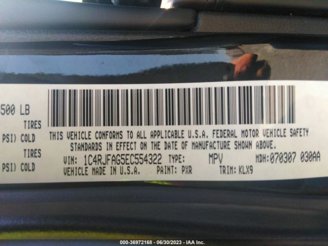 1C4RJFAG5EC554322 Jeep Grand Cherokee Altitude