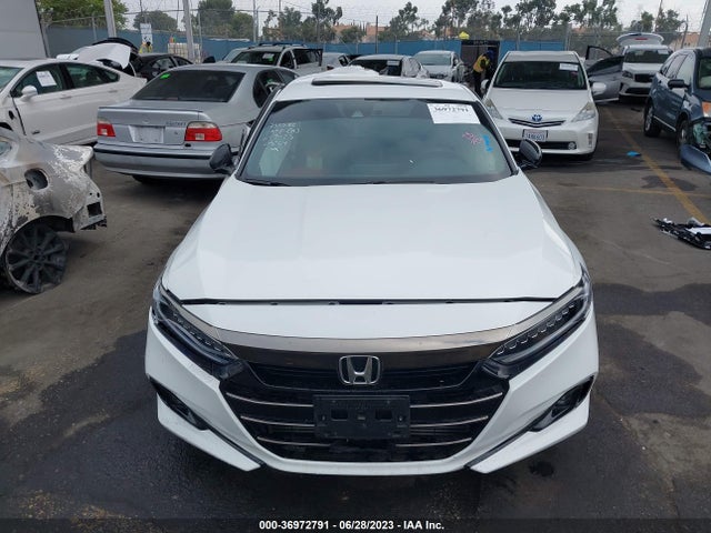 2022 HONDA ACCORD SEDAN SPORT VIN: 1HGCV2F37NA008479