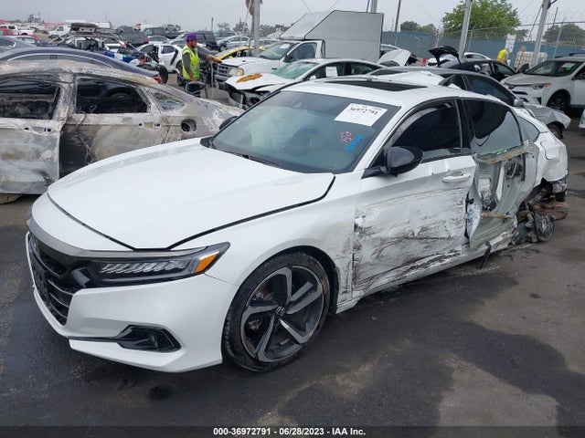 2022 HONDA ACCORD SEDAN SPORT VIN: 1HGCV2F37NA008479