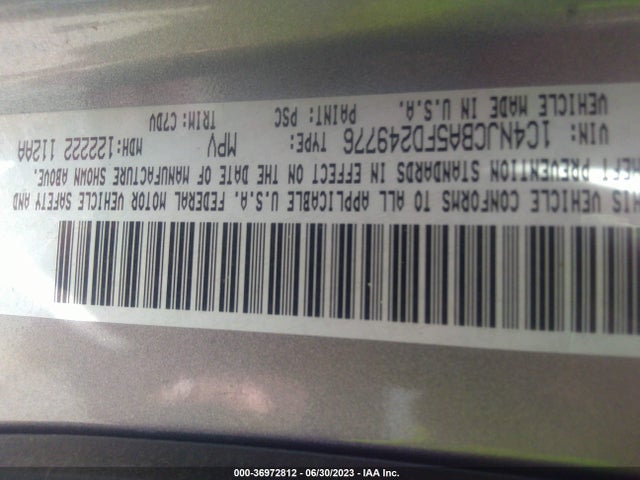 1C4NJCBA5FD249776 Jeep Compass Sport
