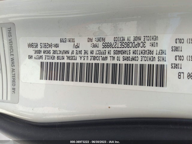 Dodge Journey Sxt 2014 3C4PDCBG5ET270995 Image 9
