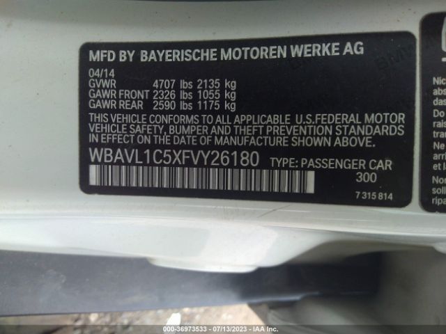 WBAVL1C5XFVY26180 BMW X1 Xdrive28i