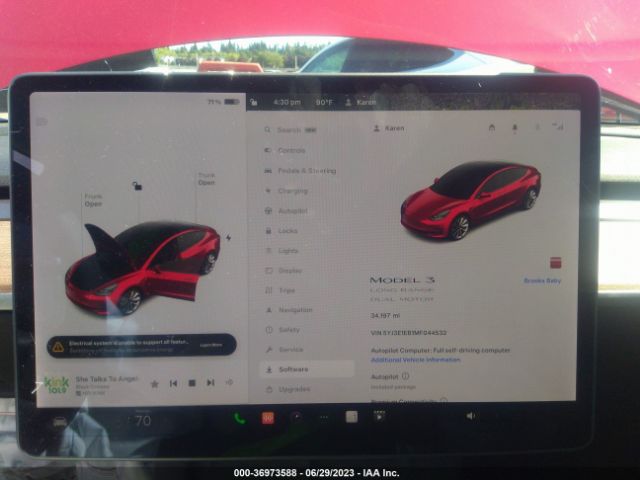 5YJ3E1EB1MF044532 Tesla Model 3 Long Range