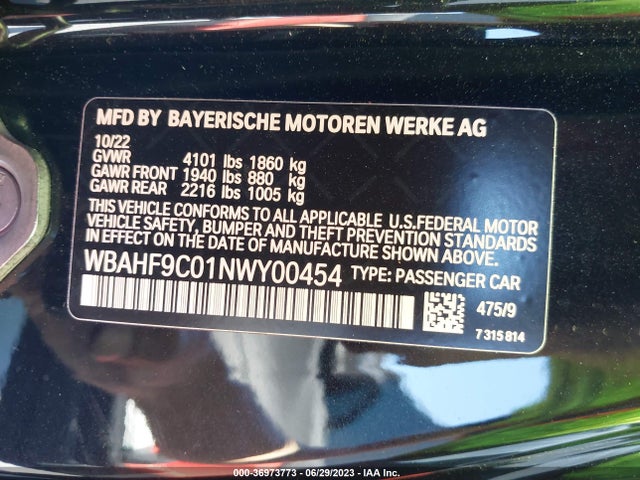 BMW Z4 Sdrivem40i 2022 аукцион фото
