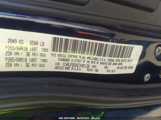 Jeep Grand Cherokee Limited 2014 1C4RJFBGXEC492138 Image 15