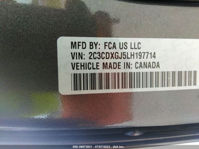 2C3CDXGJ5LH197714 Dodge Charger Scat Pack