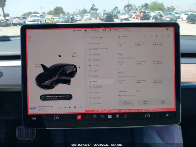 5YJ3E1EA1PF598116 Tesla MODEL 3