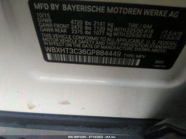 WBXHT3C36GP884449 BMW X1 Xdrive28i
