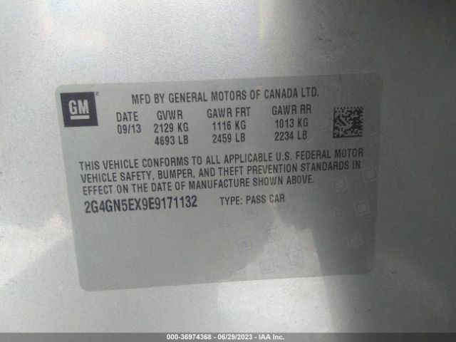 2G4GN5EX9E9171132 Buick Regal Premium I