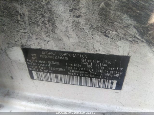 4S3GKAD63J3605479 Subaru Impreza Premium