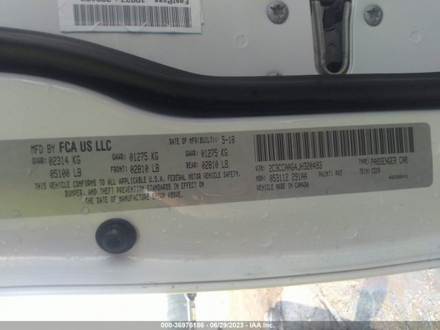 2C3CCAAG4JH320493 Chrysler 300 Touring