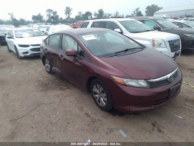 2012 HONDA CIVIC SDN LX VIN: 19XFB2F53CE085740