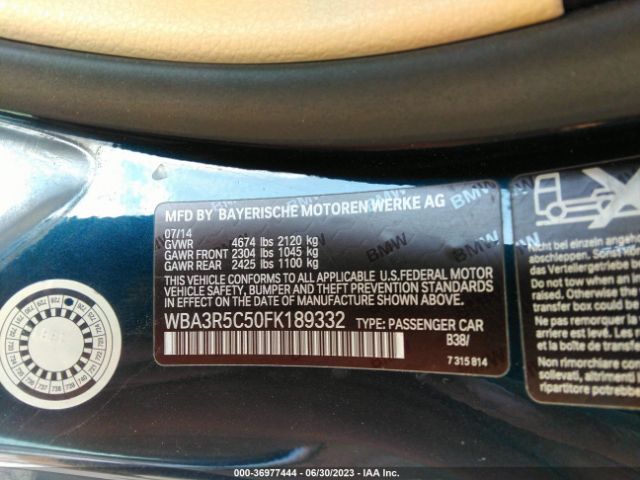 WBA3R5C50FK189332 BMW 4 Series 435i Xdrive