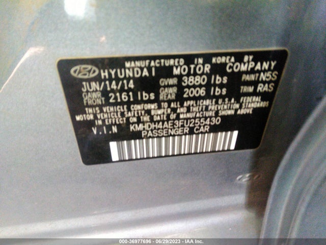 Hyundai dohc mpi nu 2015 KMHDH4AE3FU255430 Image 25