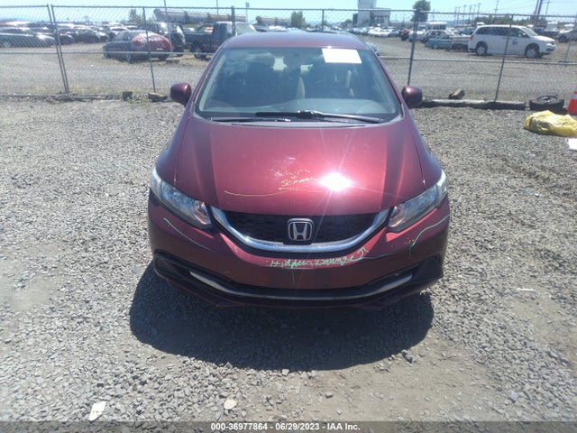 2013 HONDA CIVIC SDN LX VIN: 19XFB2F52DE266393