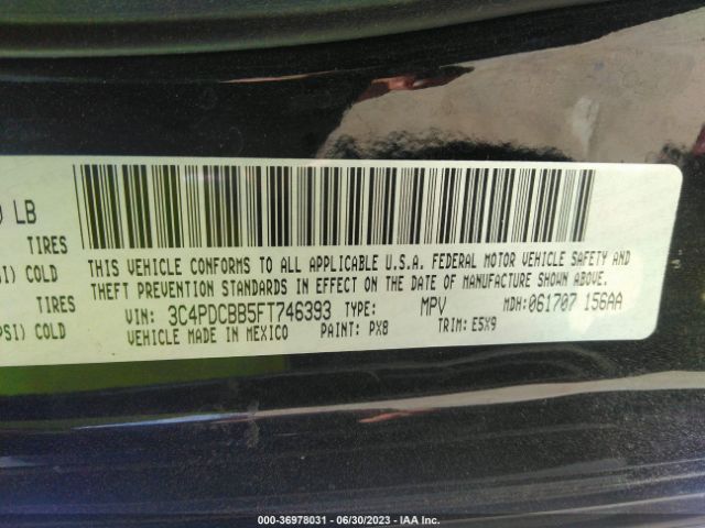 3C4PDCBB5FT746393 Dodge Journey Sxt