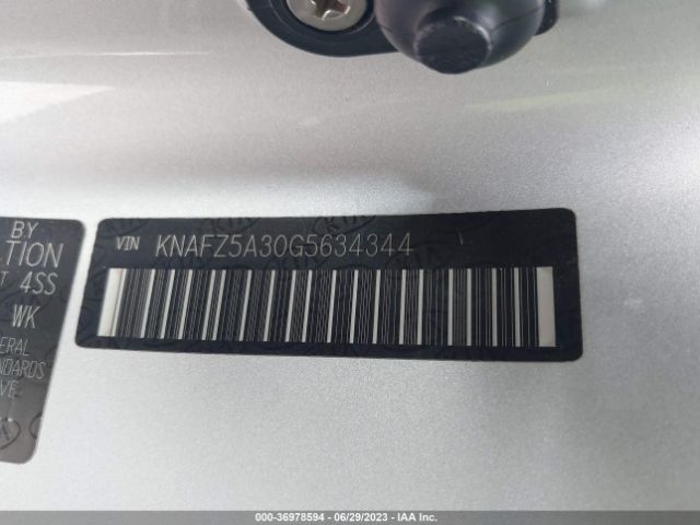 KNAFZ5A30G5634344 KIA Forte 5-door Sx