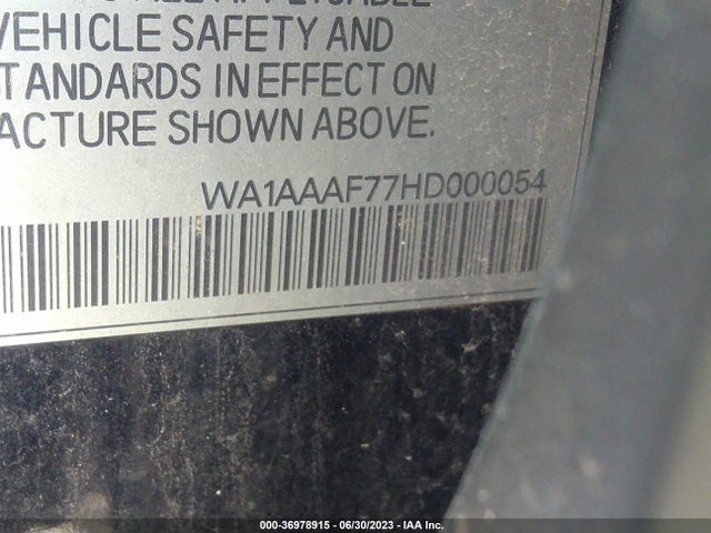 WA1AAAF77HD000054 Audi Q7 PREMIUM