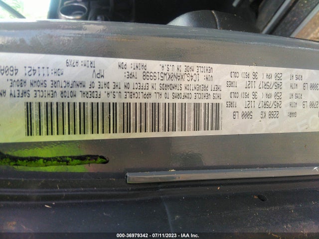 1C4GJXAN0KW519998 Jeep Wrangler Sport S