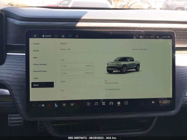 Rivian R1t Adventure Package 2023 7FCTGAAA0PN020665 Image 9