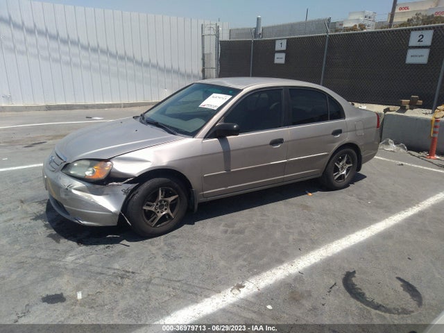 2001 HONDA CIVIC LX VIN: 1HGES15551L023026