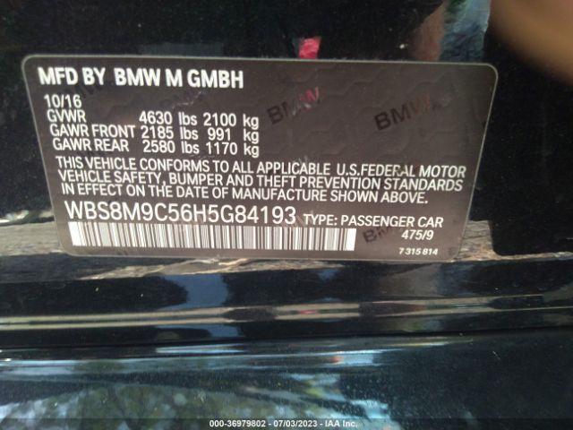 WBS8M9C56H5G84193 BMW M3