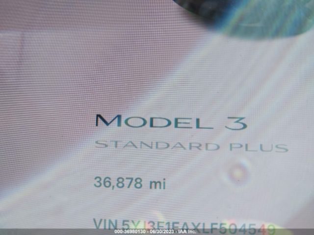 5YJ3E1EAXLF504549 Tesla Model 3 Standard Range