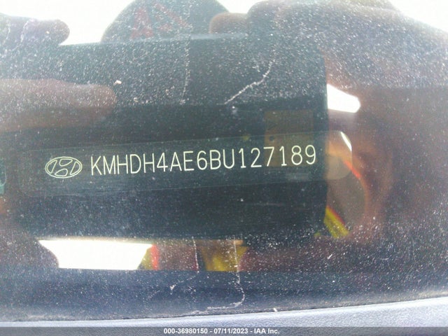 2011 HYUNDAI ELANTRA LTD VIN: KMHDH4AE6BU127189