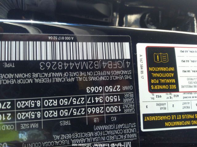 4JGFB4JB2MA448263 Mercedes-Benz Gle Gle 350
