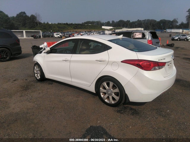 2012 HYUNDAI ELANTRA LIMITED PZEV VIN: 5NPDH4AE7CH107257