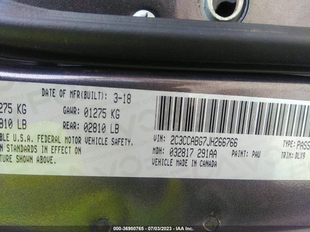 Chrysler 300 300s 2018 2C3CCABG7JH266766 Image 9